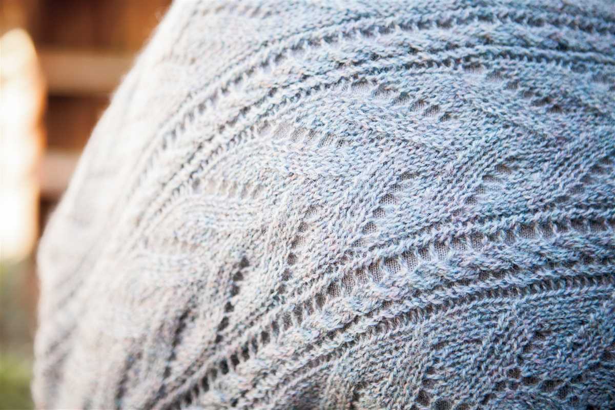 Sea glass knitting pattern