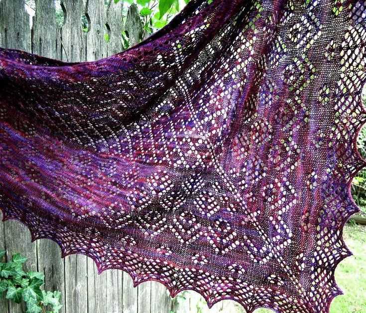 Advent shawl knitting pattern