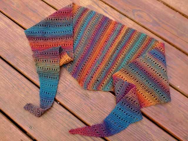 Lacy scarf knitting patterns free