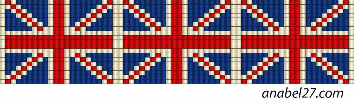 British flag knitting pattern