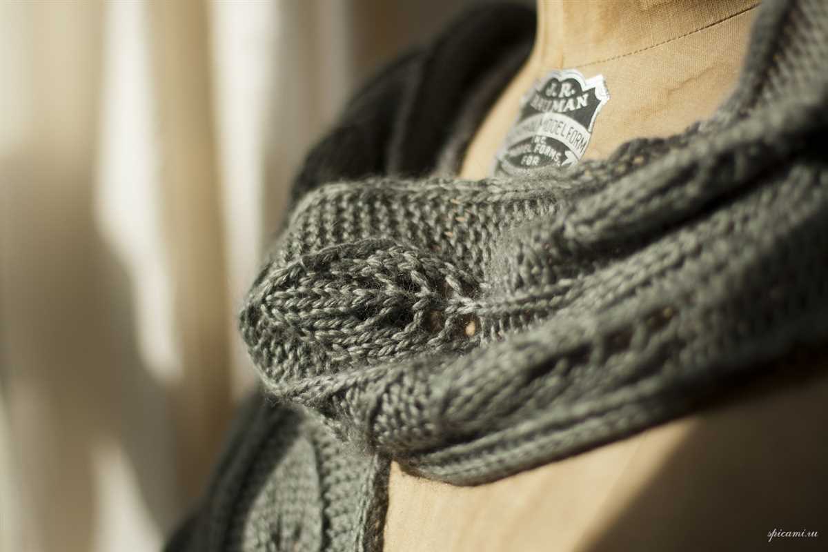 Free scarf knit pattern