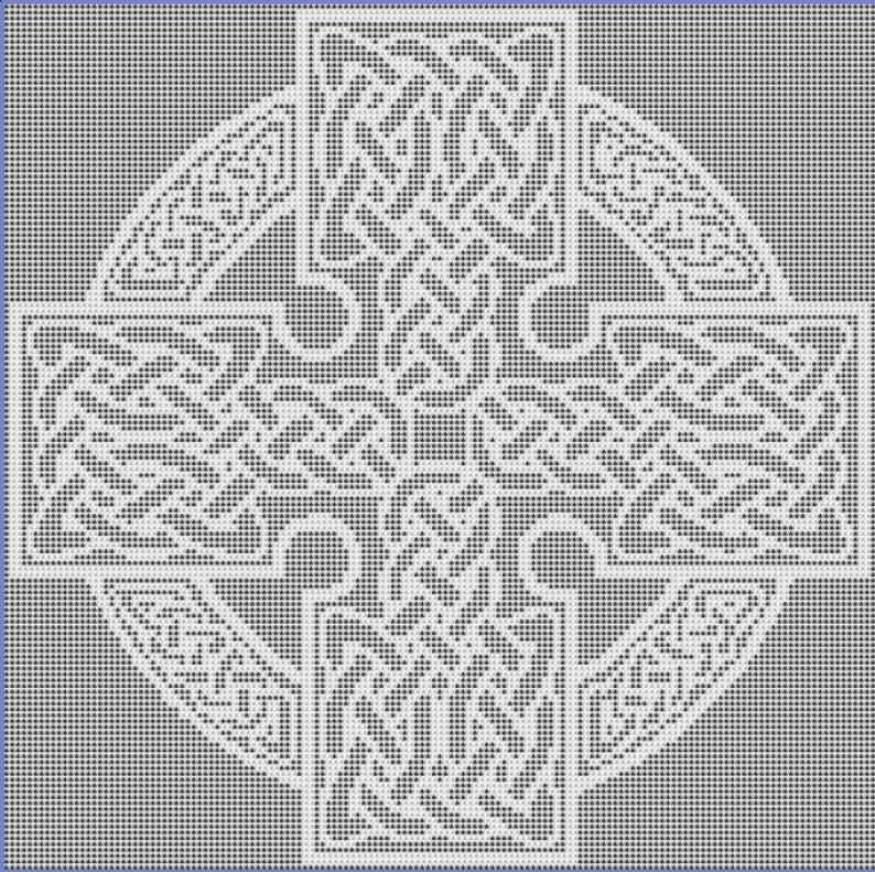 Celtic traveler throw knit pattern