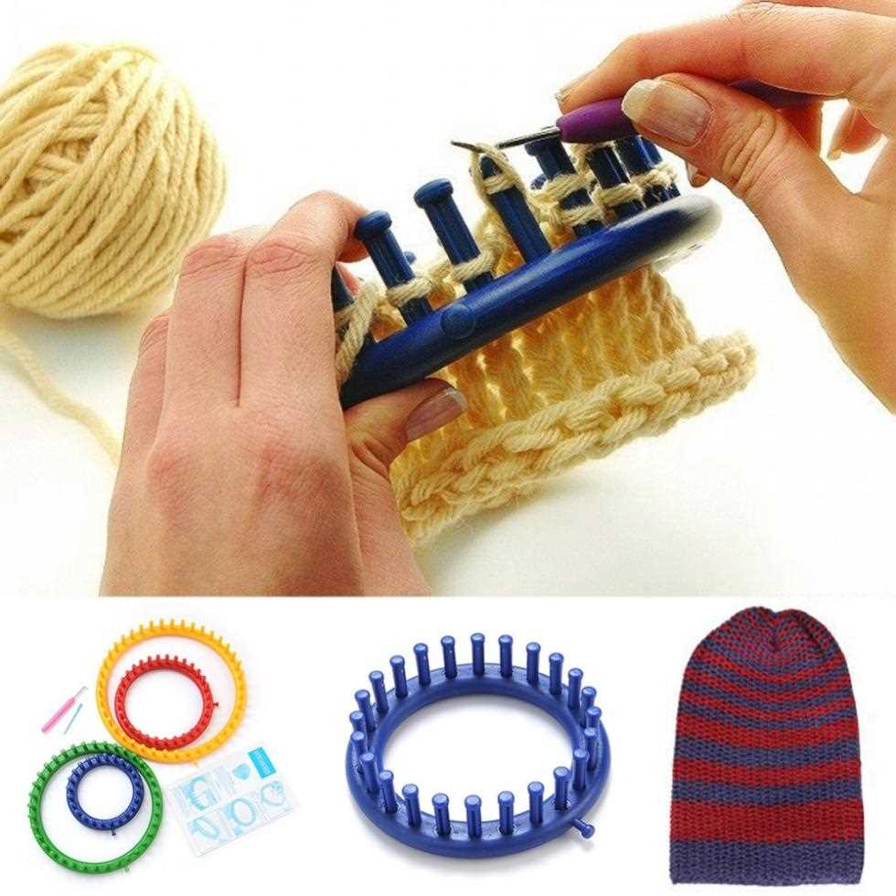 Loom knit cable hat pattern