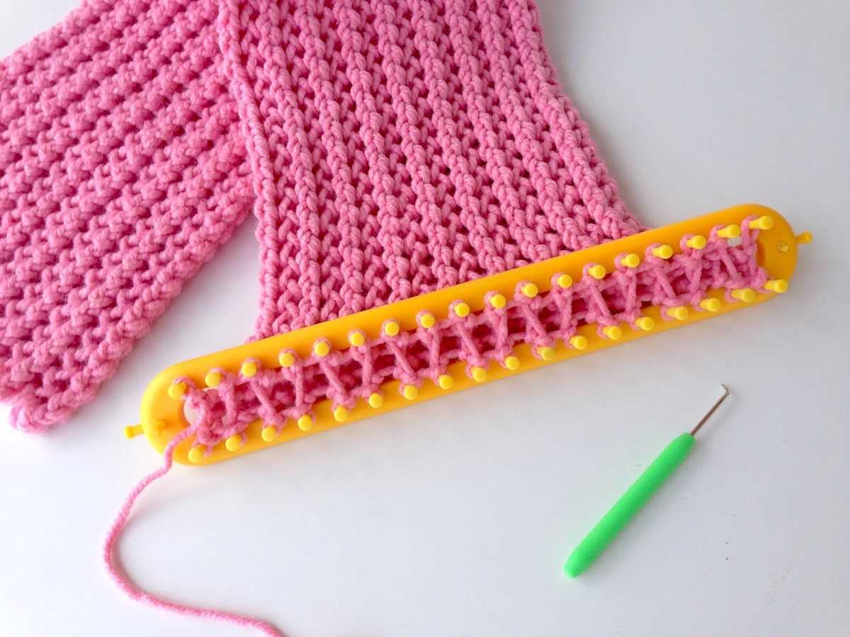 Loom knitted shawl pattern videos