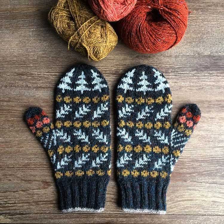 Loom knitting mittens free patterns
