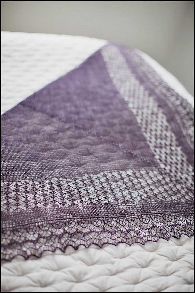 Loom knitted shawl pattern videos