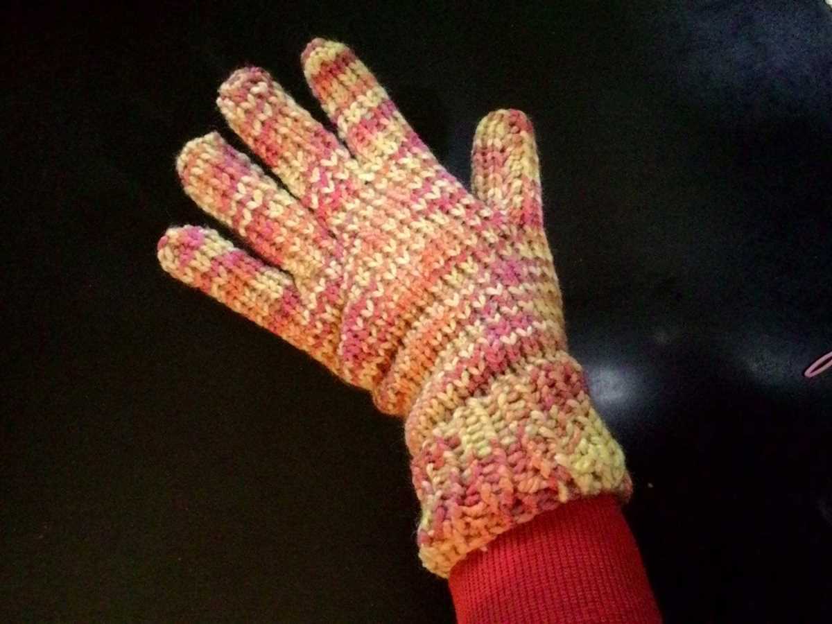 Loom knitting gloves patterns