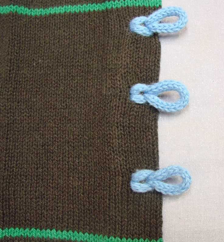 Loops and threads knitting machine patterns