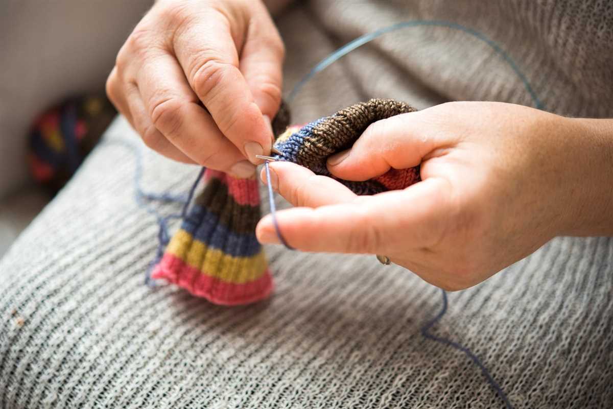 Loopy knitting pattern