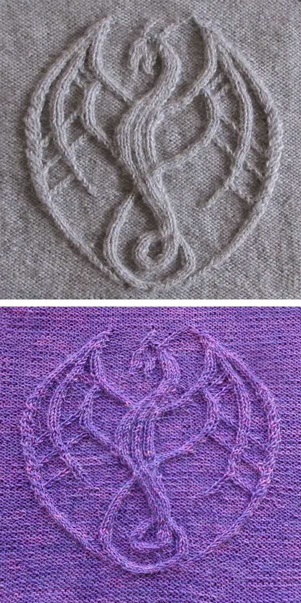 Loopy knitting pattern
