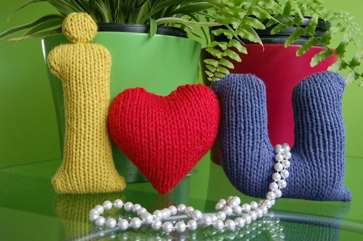 Love of knitting patterns