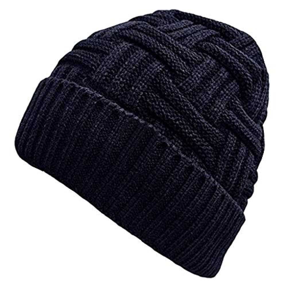 Knit beanie men's pattern