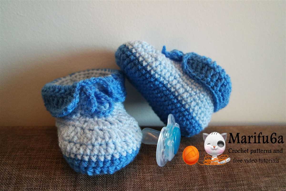 Baby booties knitting pattern for beginners