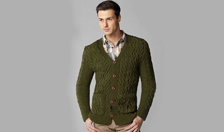 Free knitting patterns mens cardigans