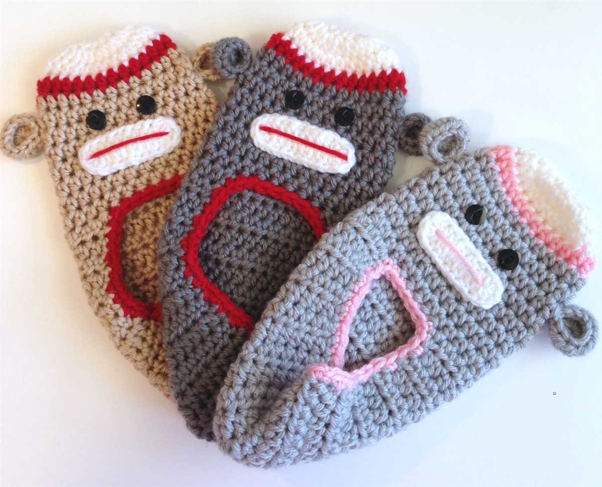 Sock monkey slippers knitting pattern free