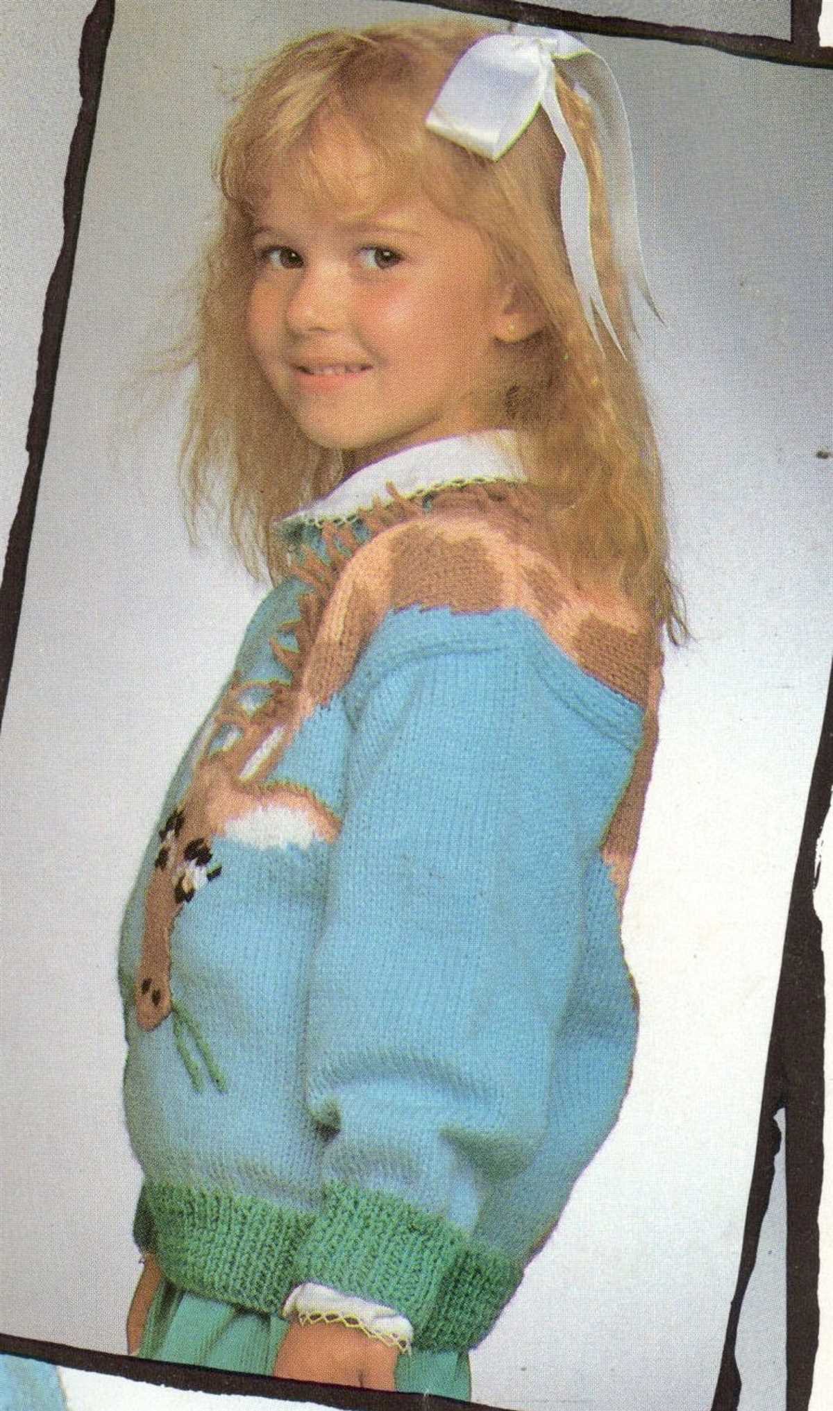 Giraffe jumper knitting pattern