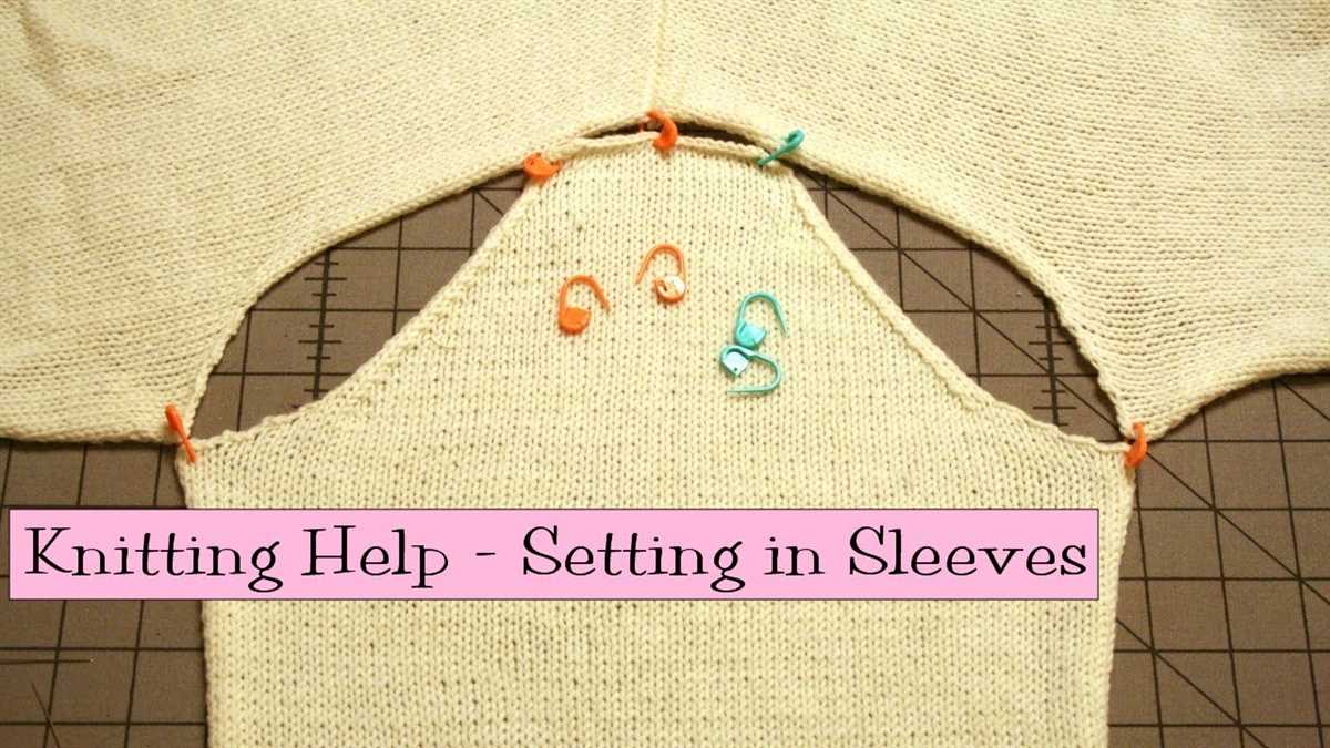 Cap sleeve knitting pattern