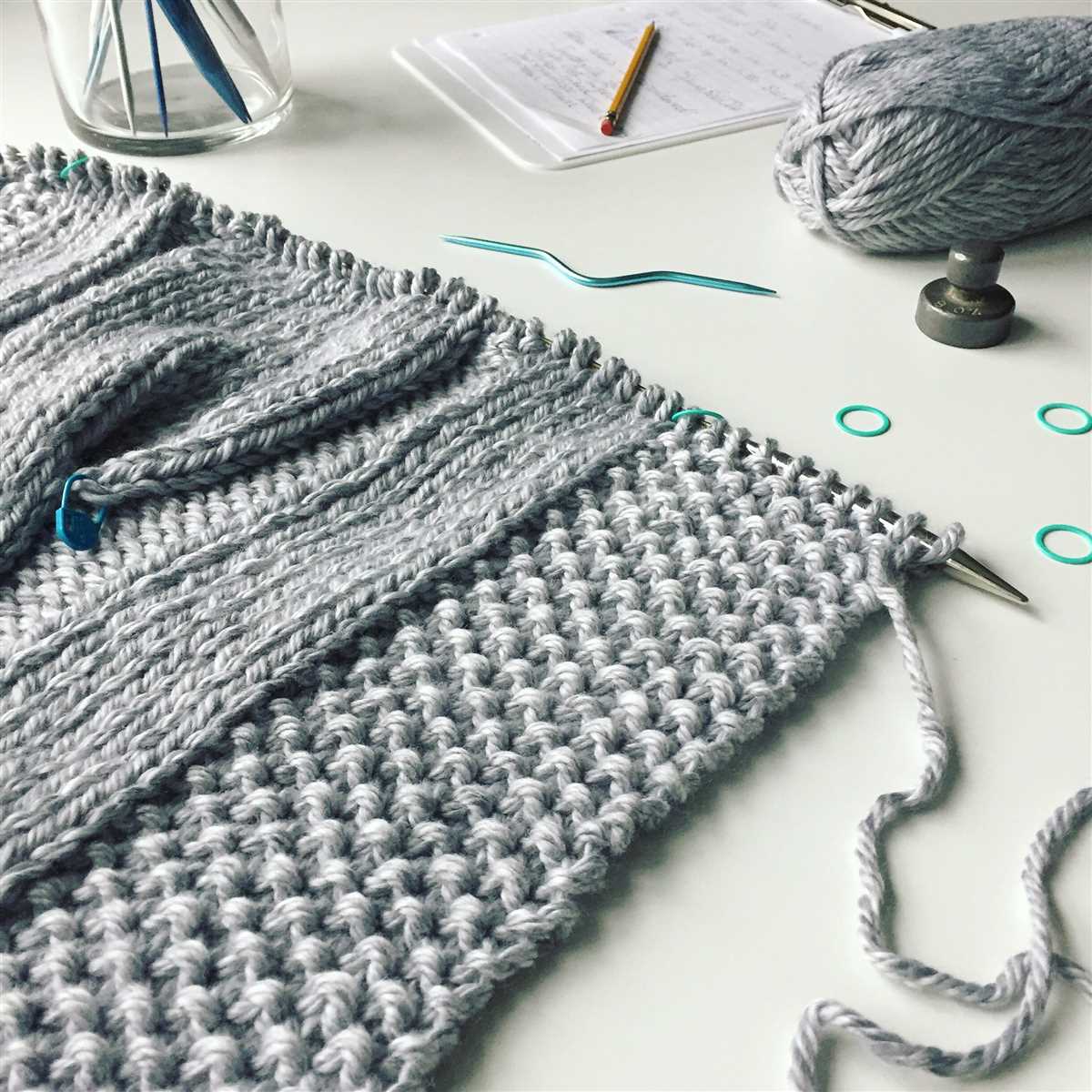Knitting patterns with bulky yarn