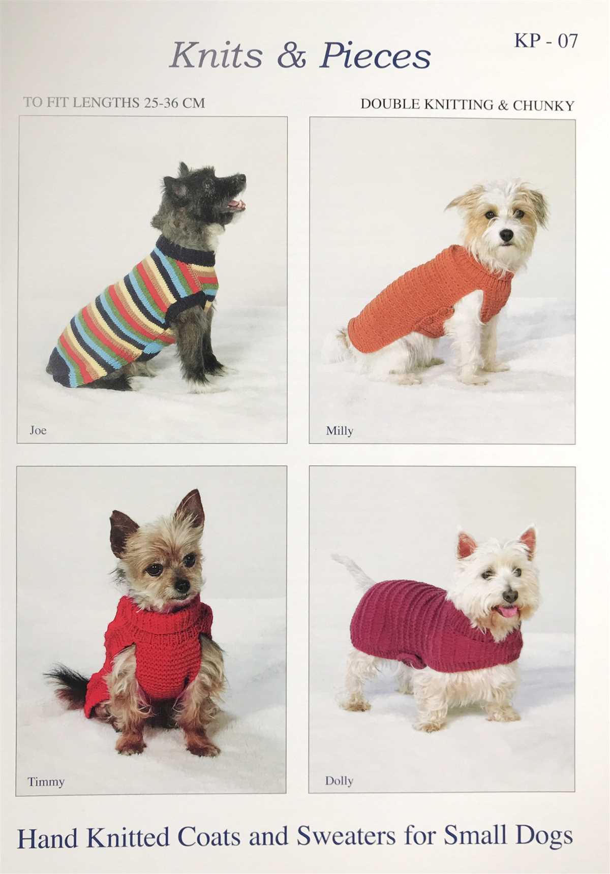 Knitted small dog sweaters free patterns