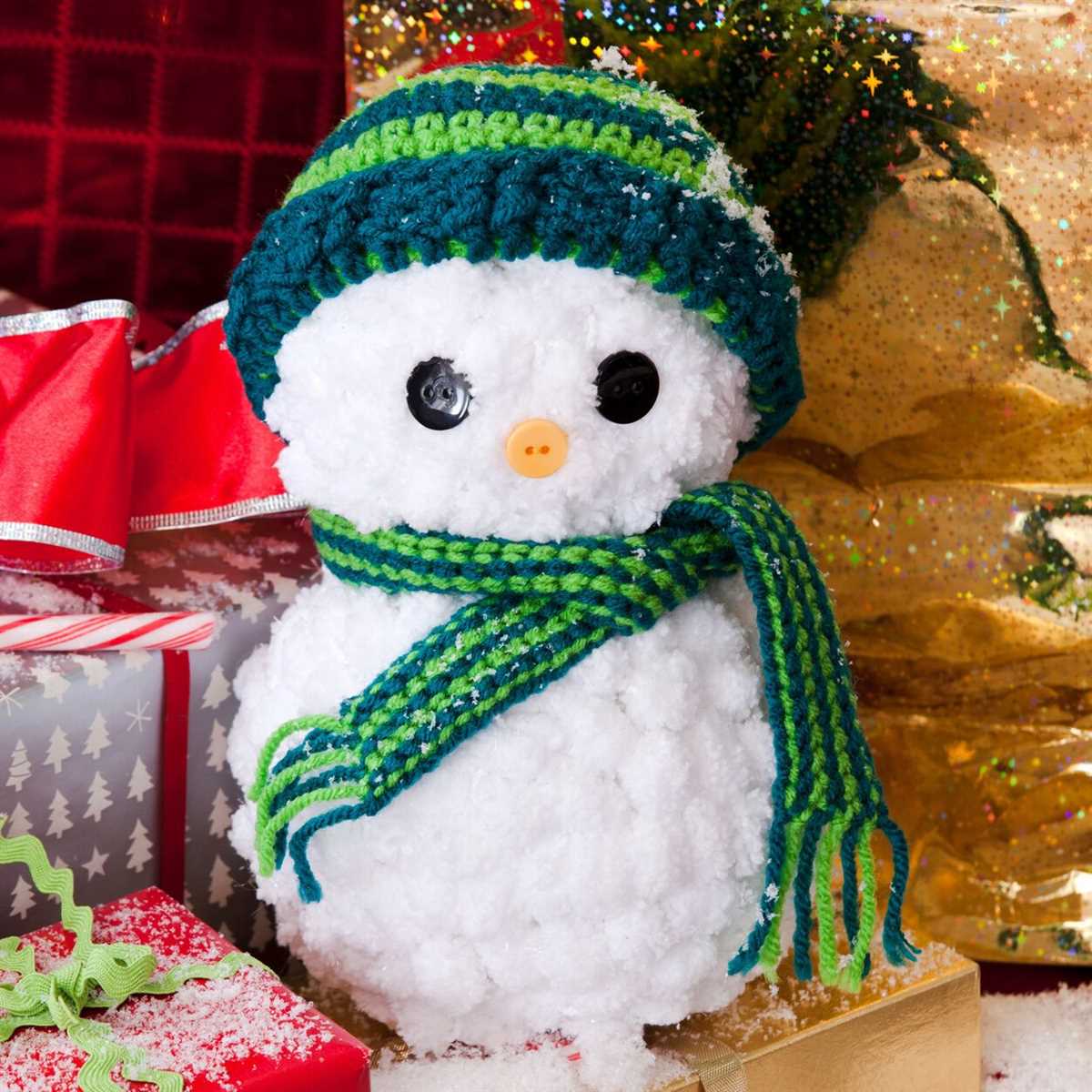 Free easy snowman knitting pattern