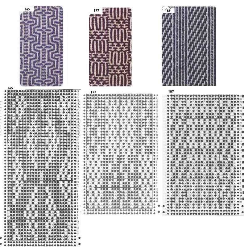 Machine knit patterns