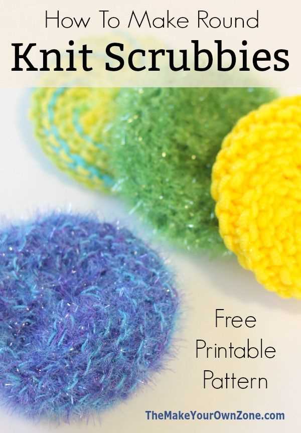 Knit your way to clean with these adorable red heart scrubby patterns Red heart scrubby patterns knit