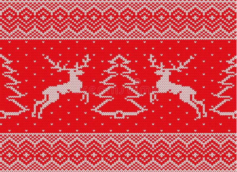 Knitted christmas tree ornament pattern