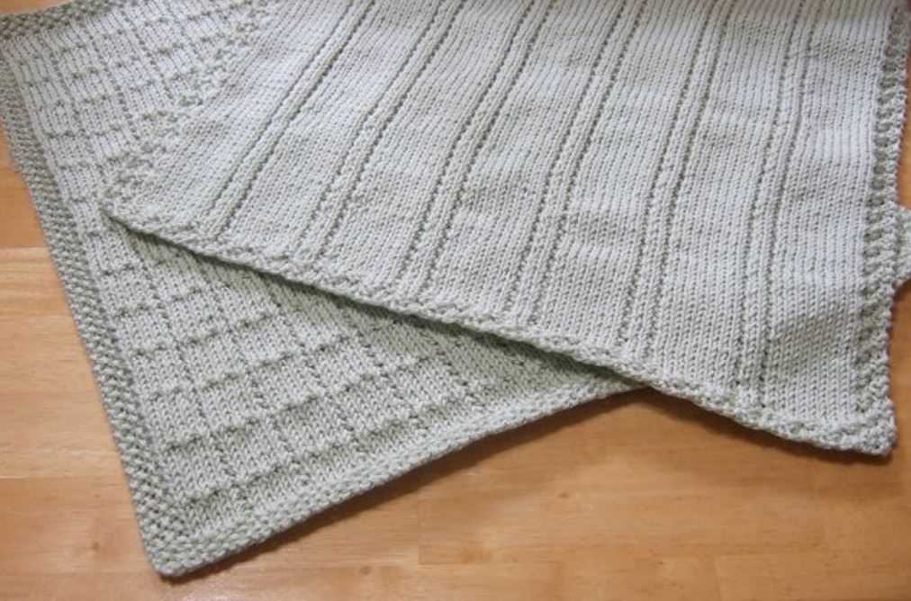 Different knitting patterns for blankets