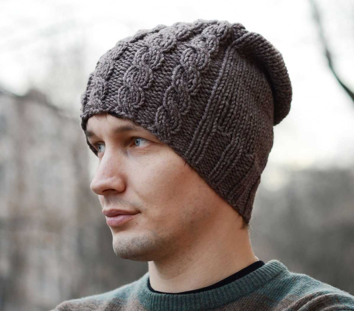 Men's cable knit hat pattern free