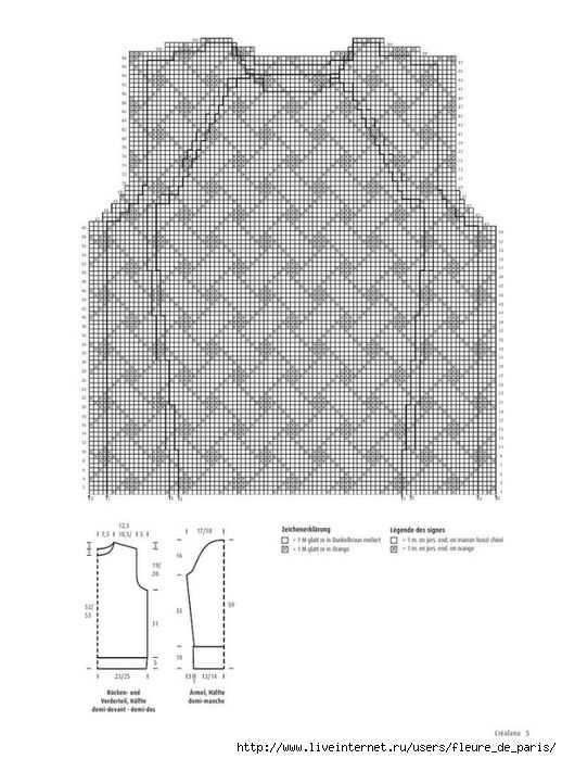 Men's knitted tank top pattern