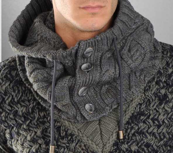 Men's snood knitting pattern free