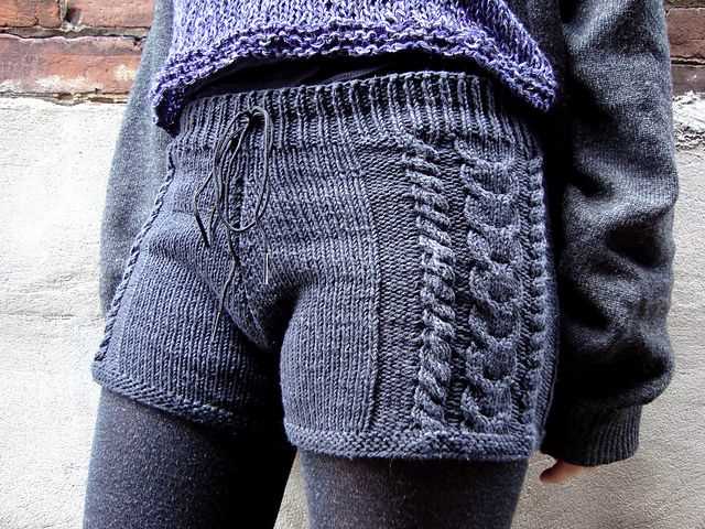 Men's knit shorts pattern