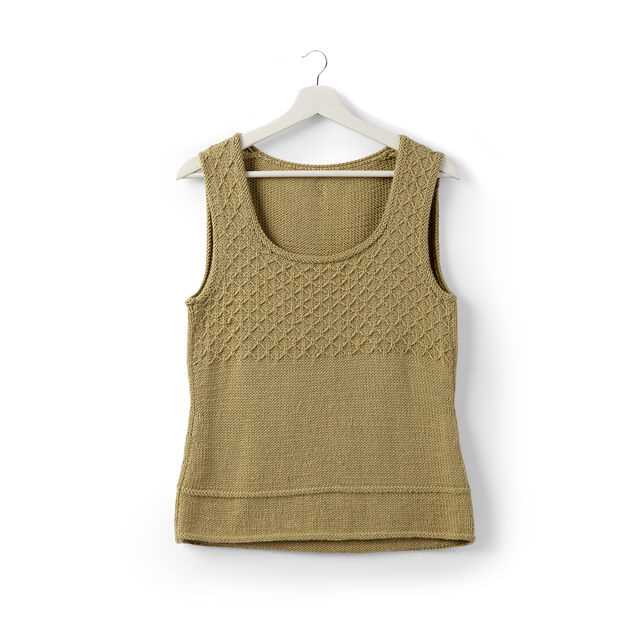 Men's knitted tank top pattern