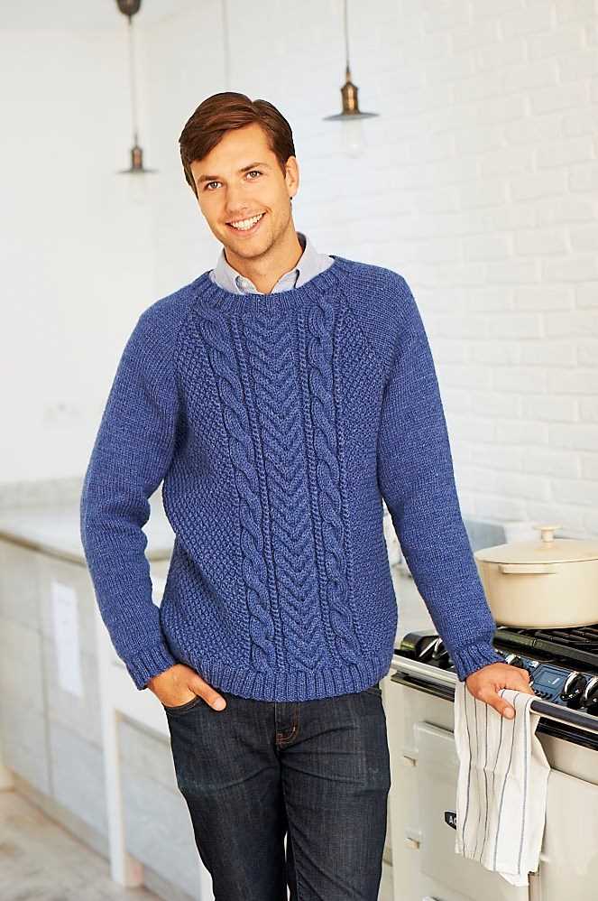 Mens aran sweaters knitting patterns