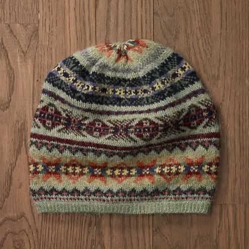 Mens fair isle hat knitting pattern