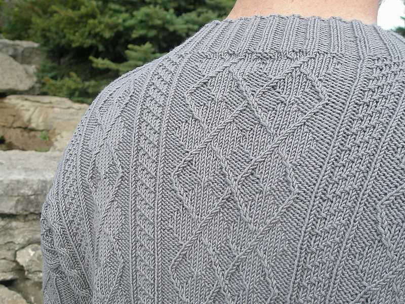 Mens guernsey sweater knitting pattern
