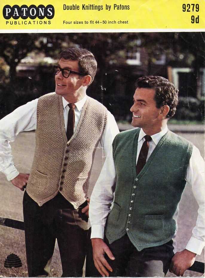 Create your own stylish knitted waistcoat for men with this pattern Mens knitted waistcoat pattern