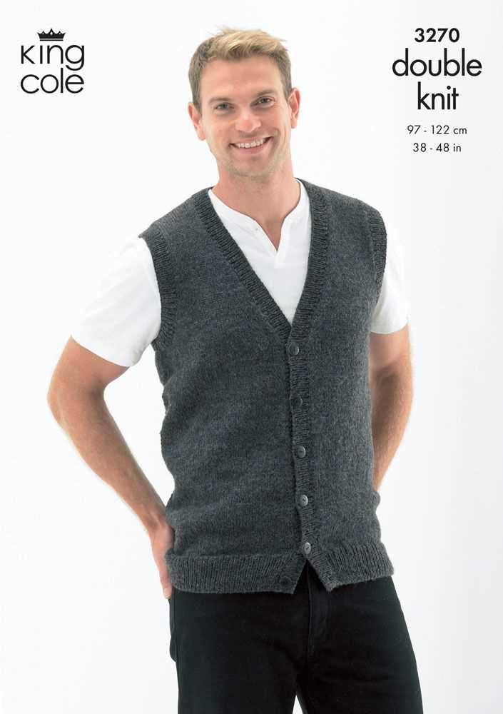 Mens knitted waistcoat pattern