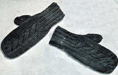 Mens mitten knitting pattern
