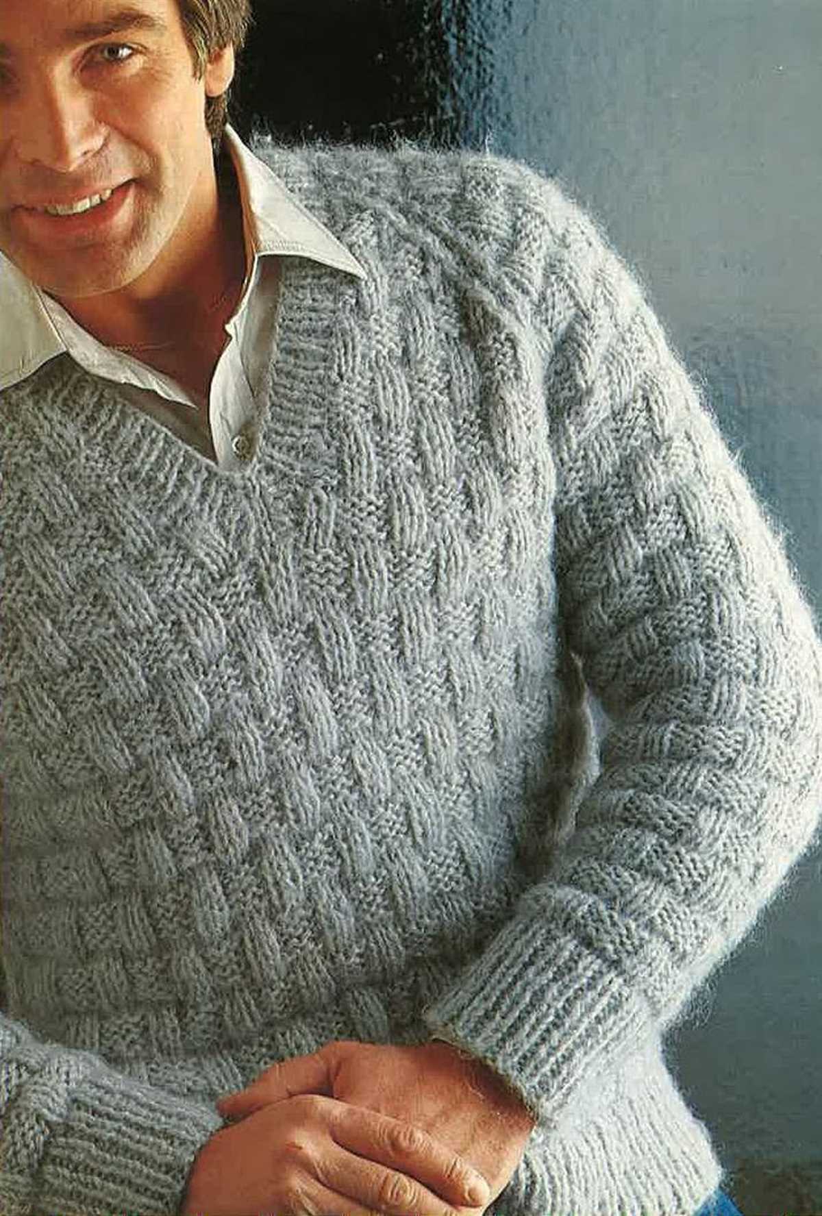 Mens pullover knitting patterns free