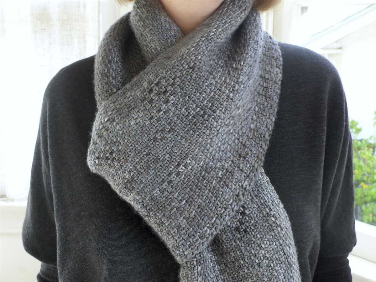 Knit a Stylish and Cozy Men's Scarf with this Pattern Mens scarf knitting pattern