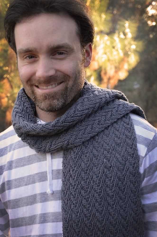 Mens scarf knitting patterns uk