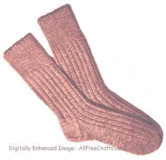 Mens sock knitting pattern