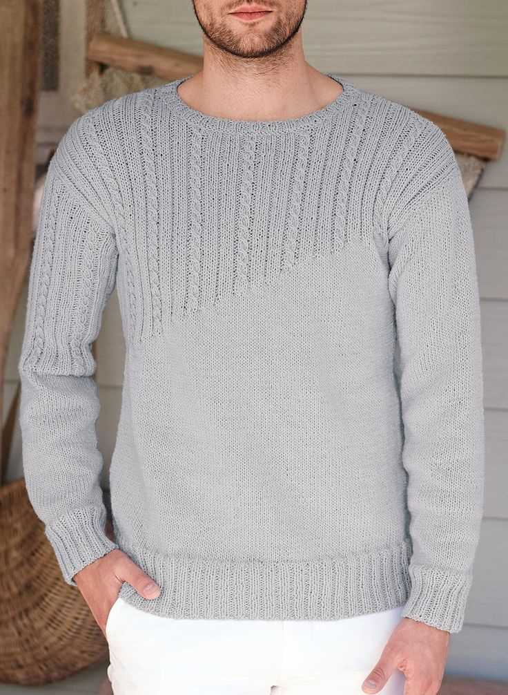 Mens sweater pattern knit in the round