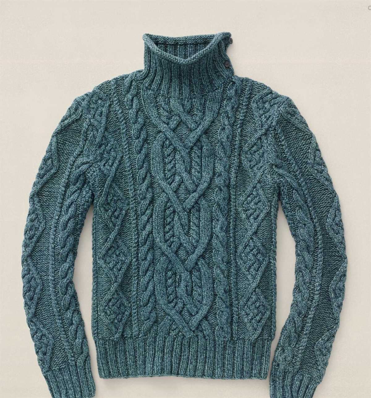 Mens cable knit sweater pattern free