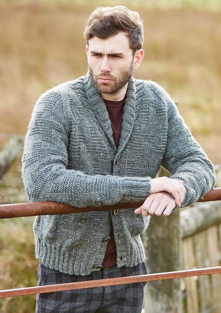 Mens jacket knitting pattern