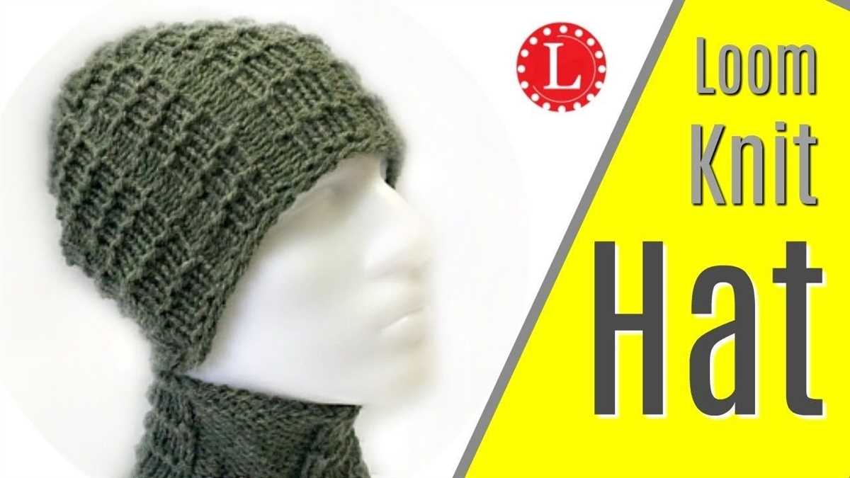 Mens knitted hat pattern in the round