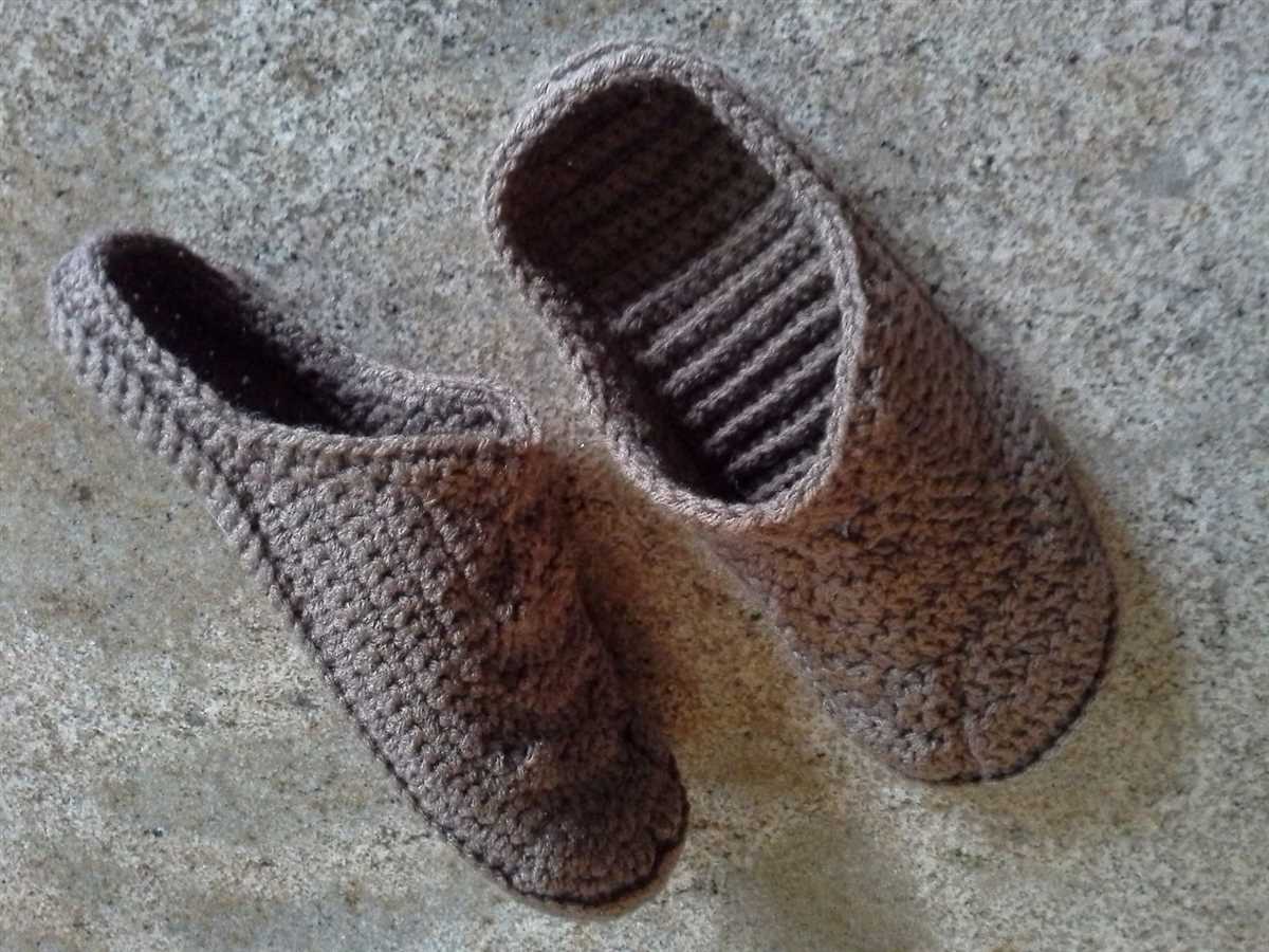 Mens knitted slipper patterns free