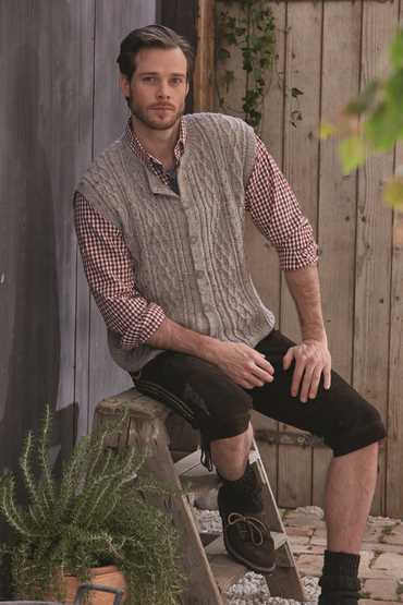 Mens knitted waistcoat pattern