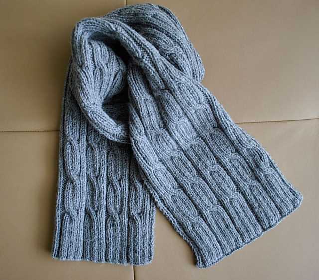 Mens scarf knitting pattern ravelry